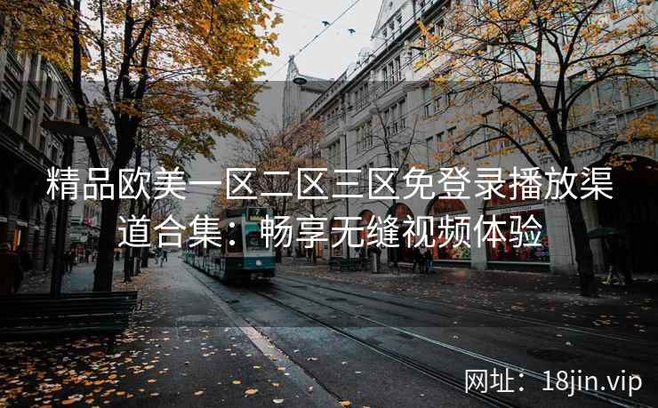 精品欧美一区二区三区免登录播放渠道合集：畅享无缝视频体验
