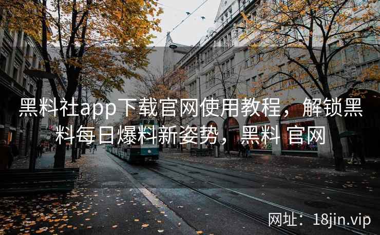 黑料社app下载官网使用教程，解锁黑料每日爆料新姿势，黑料 官网