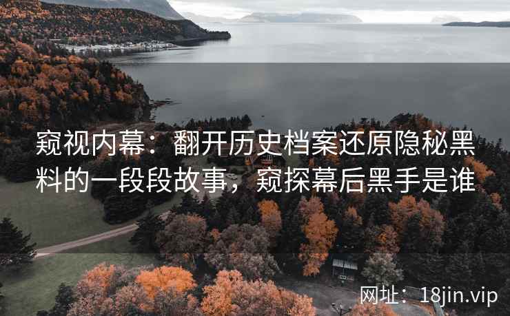 窥视内幕：翻开历史档案还原隐秘黑料的一段段故事，窥探幕后黑手是谁