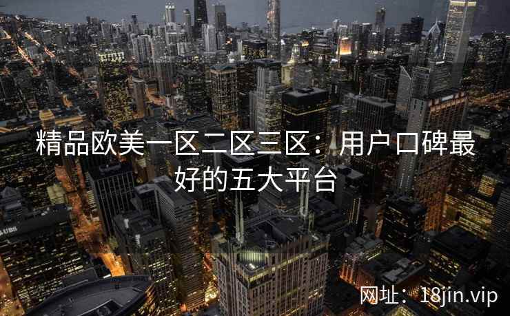 精品欧美一区二区三区：用户口碑最好的五大平台
