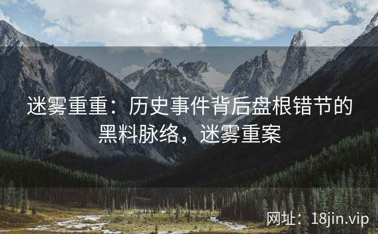 迷雾重重：历史事件背后盘根错节的黑料脉络，迷雾重案